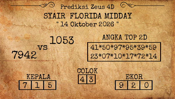 Prediksi Florida Midday
