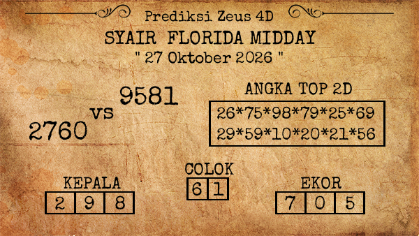 Prediksi Florida Midday
