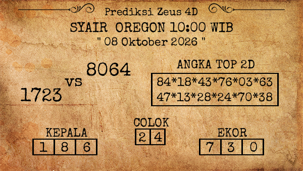 Prediksi Oregon 10:00 WIB