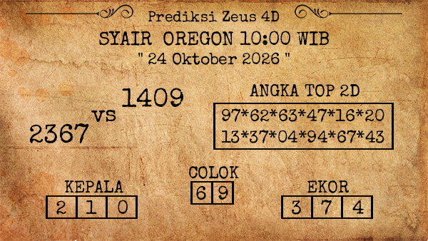 Prediksi Oregon 10:00 WIB