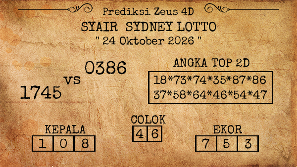 Prediksi Sydney Lotto