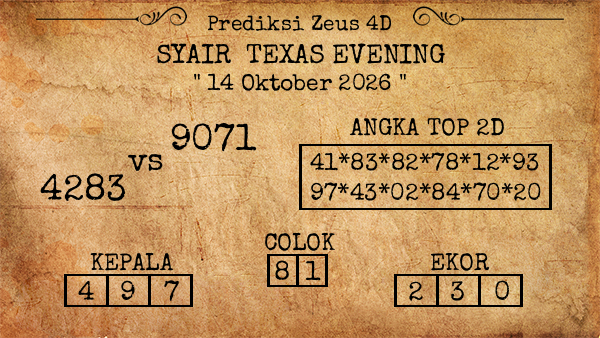 Prediksi Texas Evening